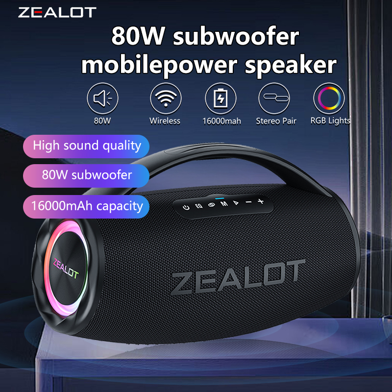 Holy Stone Drone Hs175 - ZEALOT S97 80W alto-falante sem fio,