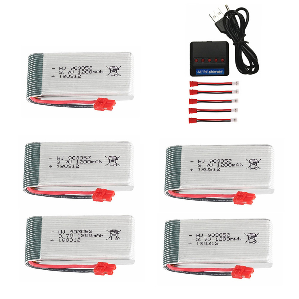 Drone Charger - 3.7v 1200mah 903052 bateria lipo para