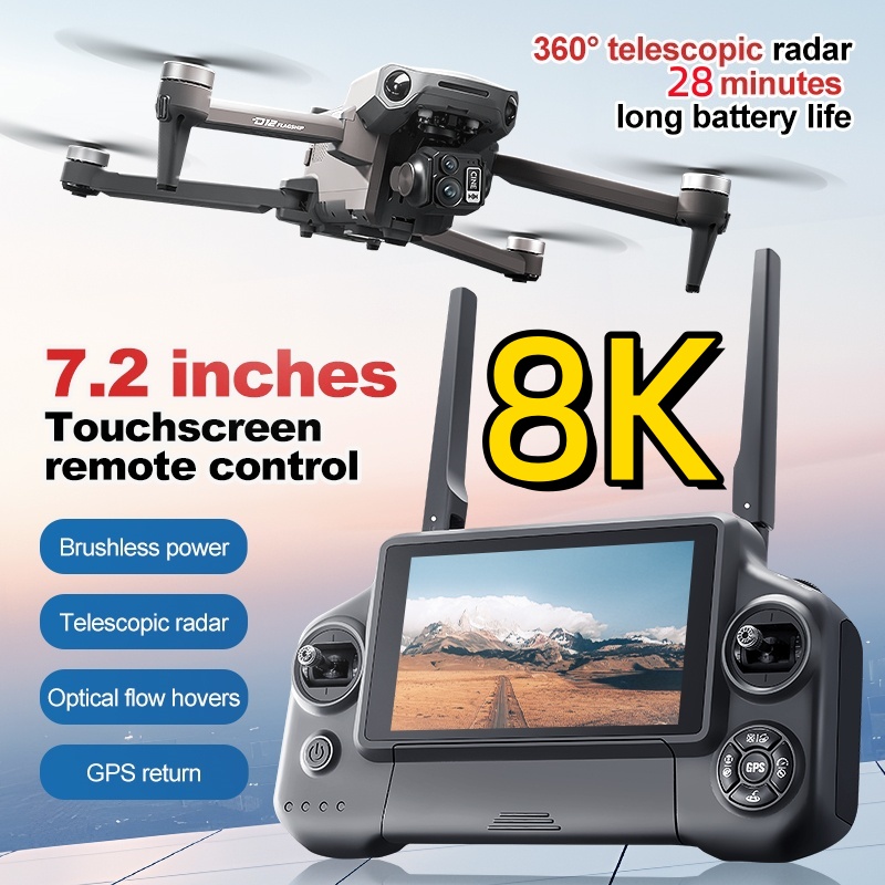 Drone RC Quadricóptero 8K com  - Drone Gps Mount avaliação e preço