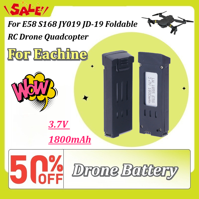 Nova Bateria de Lítio Recarreg - Eachine Drone E58 avaliação e preço