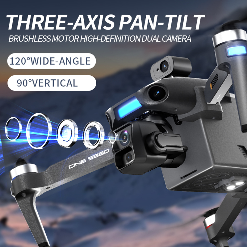 Novo Drone 8K com Câmera Dupla - Drone Gps Mount avaliação e preço